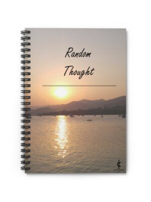 Random Thought - Sunset | Limitless Ruled Line Spiral Notebook