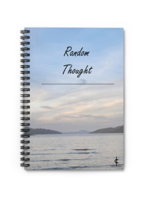 Random Thought - Starfish Bay | Limitless Ruled Line Spiral Notebook