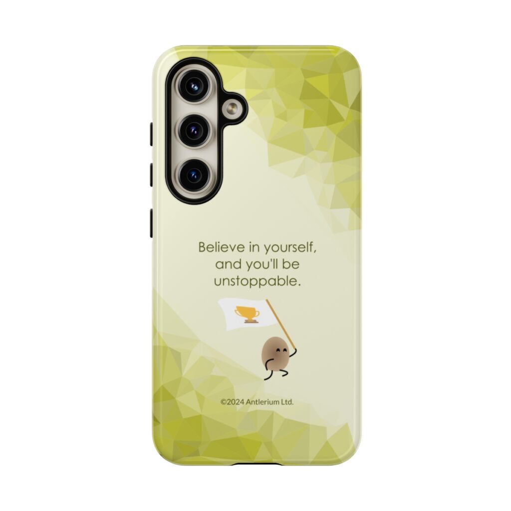 Inspirational Positive Quote Polygon Pattern | Premium Tough Phone Cases For Samsung Phones